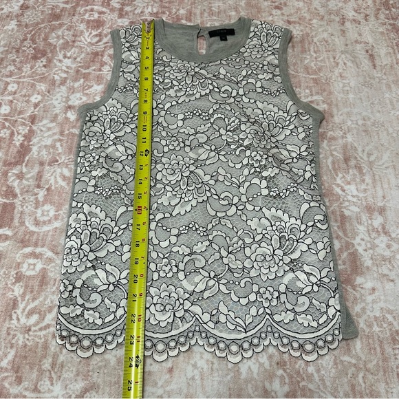 J CREW 100% Merino Wool Lace Top - Picture 6 of 8